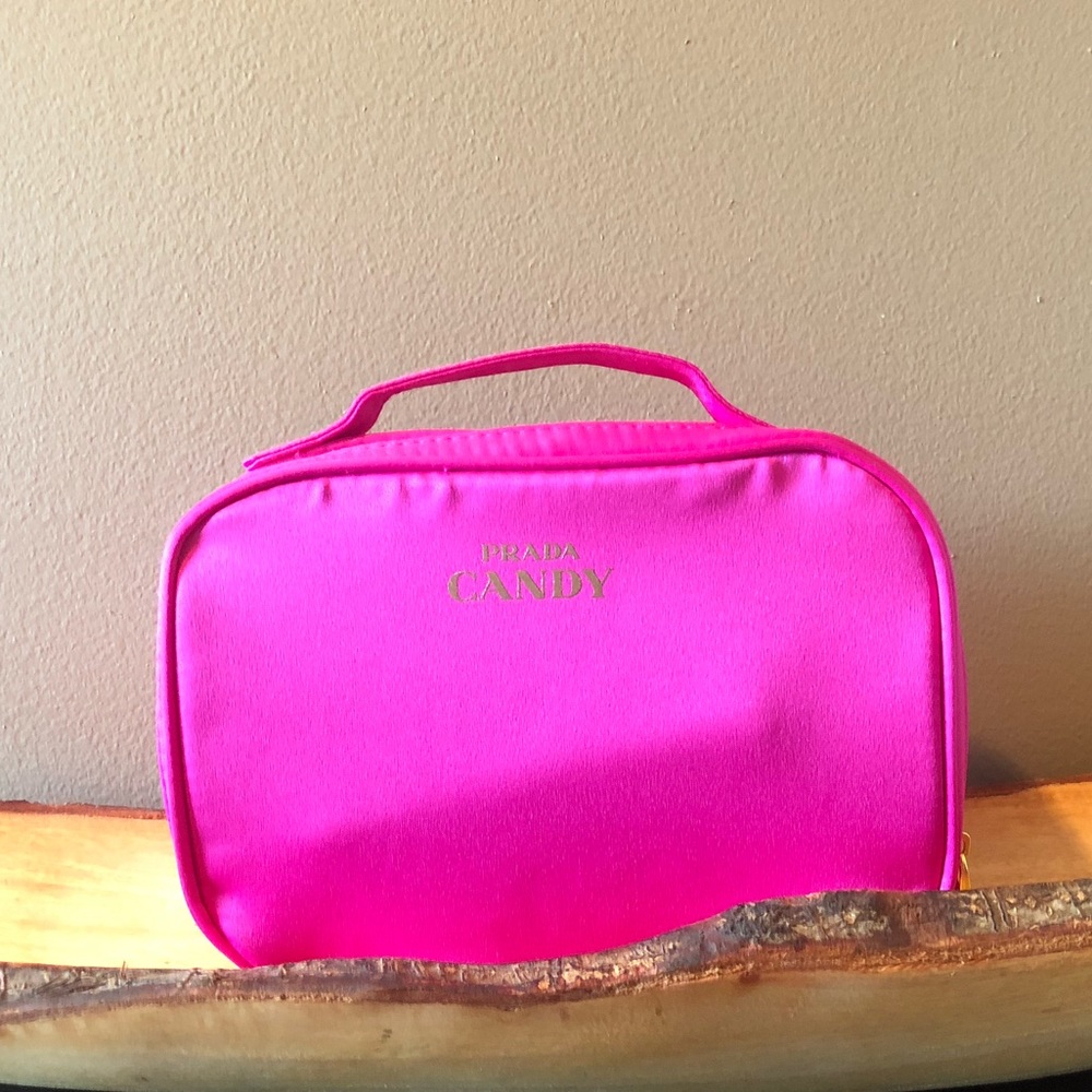 🍬 Prada Candy Pink Makeup Pouch 🍬